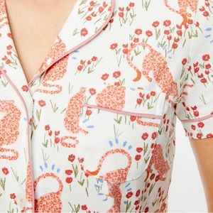 NWT ROLLER RABBIT CHEETAH GARDEN POLO PAJAMAS